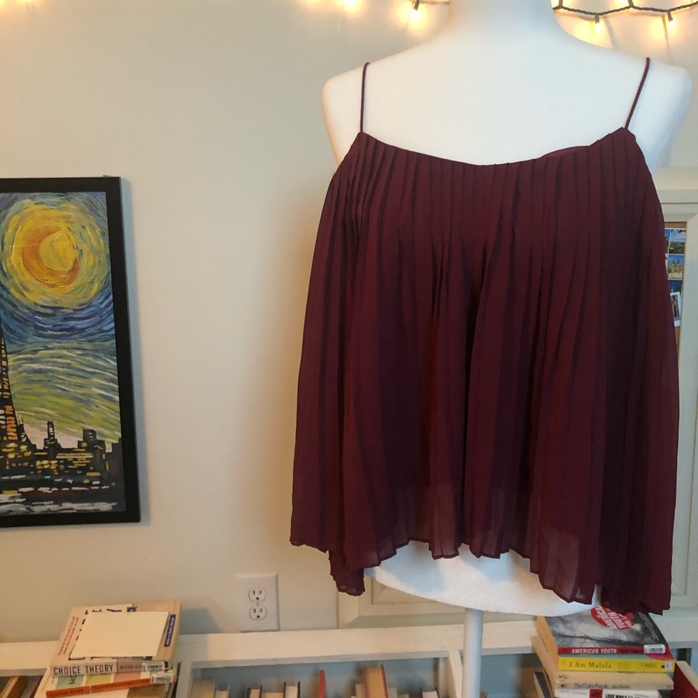 Abercrombie & Fitch Burgundy Tank